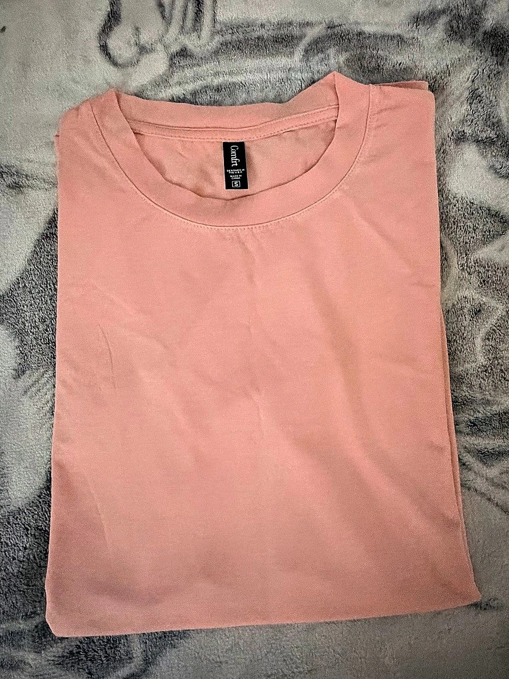 Comfrt Cloud Lounge Short Sleeve Tee in Peach Size Small Brand New